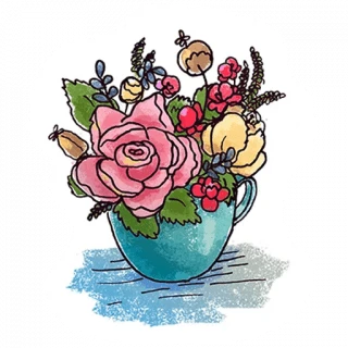 Cakes And Flowers