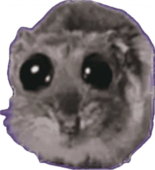 Sad Hamster By Weekkoi